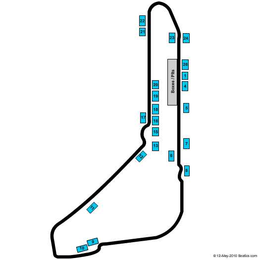 Autodromo Nazionale Monza Racing Seating Chart